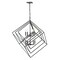 Z-Lite Euclid 10 Light Chandelier, Matte Black 457-10MB - alternate 1